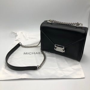 michael kors whitney black silver